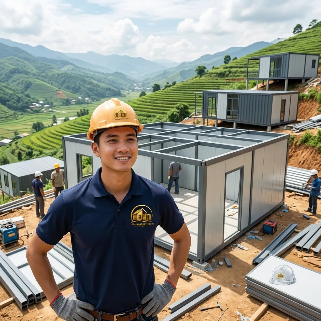 THIẾT KẾ THI CÔNG NHÀ LẮP GHÉP TRỌN GÓI