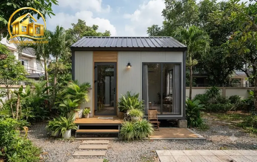Thiết Kế Thi Công Nhà Lắp Ghép 20m2