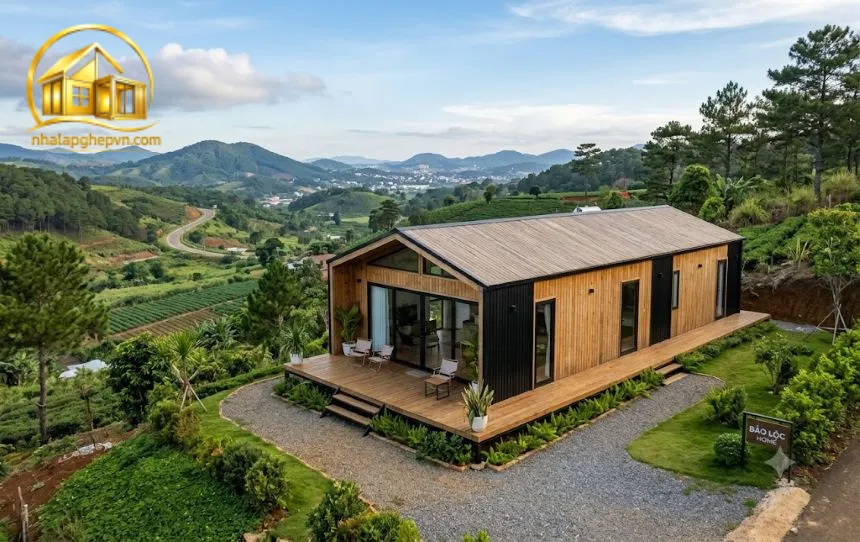 Thiết Kế Thi Công Nhà Lắp Ghép Tại Bảo Lộc - Lâm Đồng