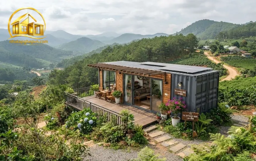 Thiết Kế Thi Công Nhà Container Tại Lâm Đồng